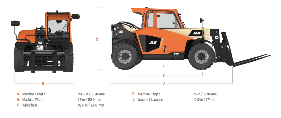 JLG - Telehandler - 519 Screenshot